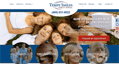 Desktop Screenshot of mytempesmiles.com